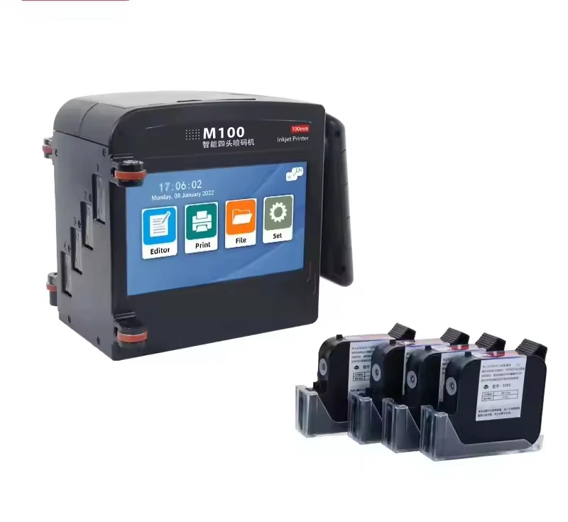 Portable barcode and QR code printer